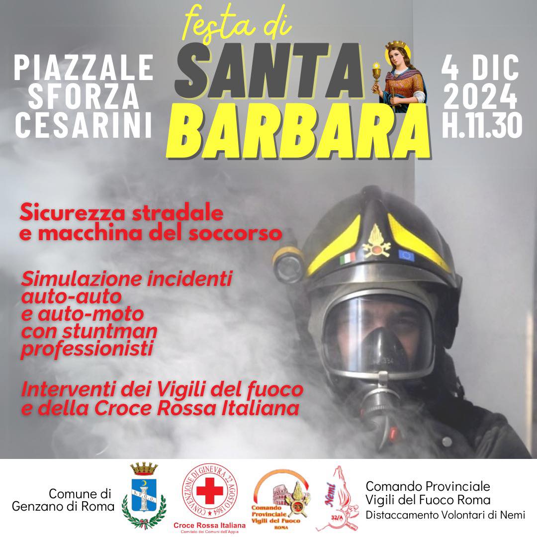 Genzano di Roma, evento sicurezza alla guida: 4 dicembre alle ore 11:30 al Piazzale Sforza Cesarini