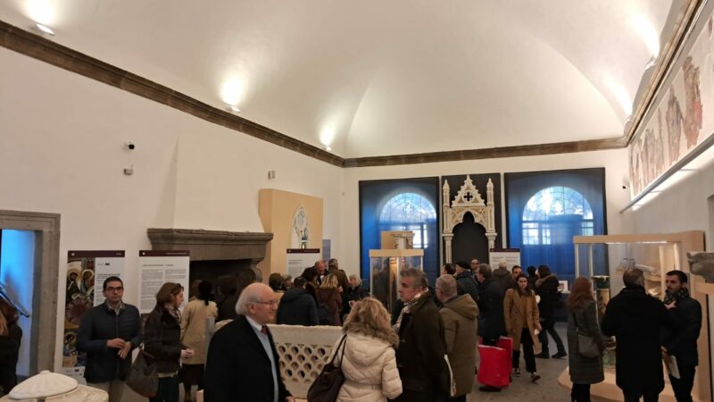 Grottaferrata, inaugurata la mostra del Codex Purpureus Rossanensis all’Abbazia di San Nilo